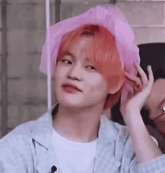 Hair Tuck NCT Chenle Kpop GIF