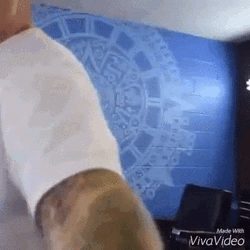 Haircut With Head Tattoo GIF