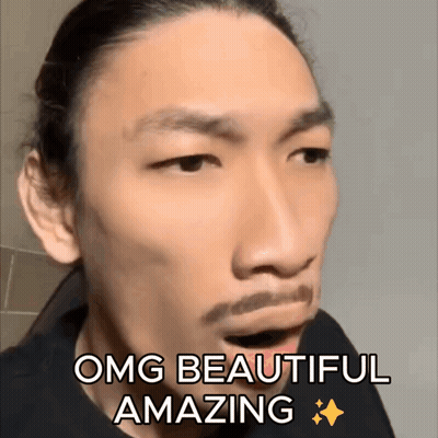 Hairy Man Funny Face Omg Beautiful Amazing GIF
