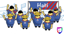 Haiti Football Team Cartoon