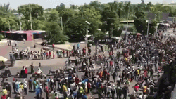 Haiti March Protest GIF