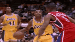 Hakeem Olajuwon Guarding GIF