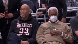 Hakeem Olajuwon Milwaukee Jacket GIF
