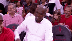 Hakeem Olajuwon Raised His Hand GIF