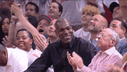 Hakeem Olajuwon With People Clapping GIF