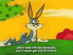 Hakuna Matata Chilling Bugs Bunny GIF