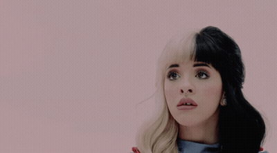 Half Blonde Half Black Hair Woman Funny Face GIF