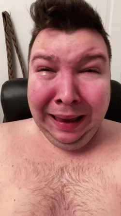 Half Naked Nikocado Avocado Crying GIF
