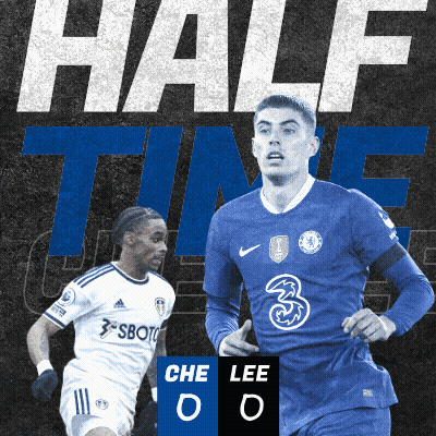 Half Time Soccer Poster Chelsea Vs Lee GIF