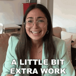 Half Way There Just A Little Bit Extra Work GIF