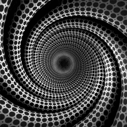 Halftone Spiral Loop GIF