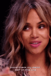 Halle Berry Hot Ones GIF