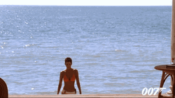 Halle Berry Walking In The Beach GIF