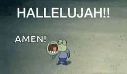 Hallelujah Meme Big Mouth GIF