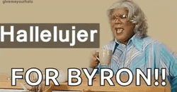 Hallelujer For Byron GIF