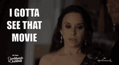 Hallmark Christmas Countdown Ad Woman GIF