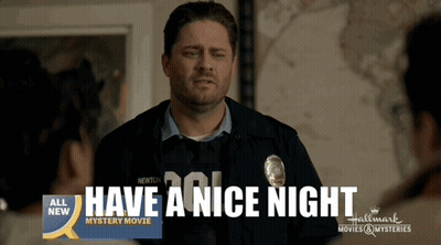 Hallmark Mystery Movie Police Officer Advertisement GIF