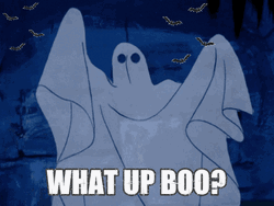 Halloween Ghost What's Up Boo