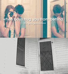 Halloween Killer Hug From Behind GIF