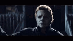 Halloween Kills Michael Myers Slashing Knife GIF