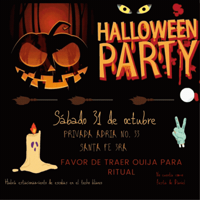 Halloween Party Saturday October 31St GIF