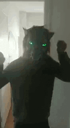 Halloween Werewolf Suit Dancing GIF