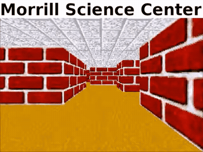 Hallway With Brick Walls Morrill Science Center GIF