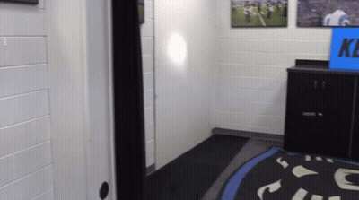 Hallway With KC Sign GIF