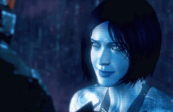 Halo 4 Artificial Woman Staring GIF