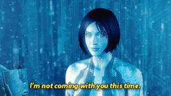 Halo 4 Cortana I'm Not Coming GIF