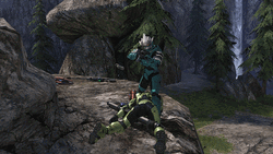 Halo 4 Game Character Bouncing GIF