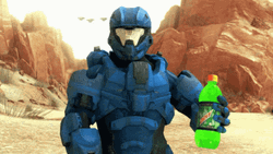 Halo 4 Master Chief Mountain Dew GIF