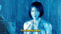 Halo 4 Woman It's Already Done GIF