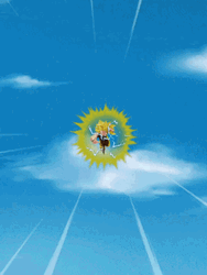 Halo Head Goku Ssj3 Attack GIF