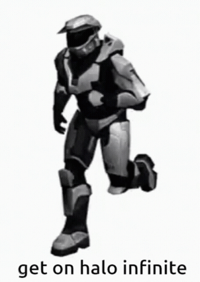 Halo Infinite Character Running GIF
