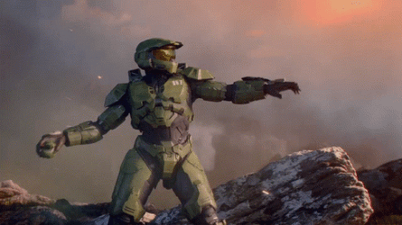 Halo Infinite Throwing Bomb GIF