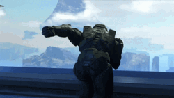Halo Master Chief Jump GIF