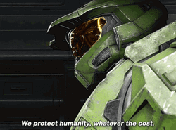 Halo Master Chief We Protect Humanity