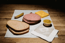 Ham Sandwich Preparation GIF