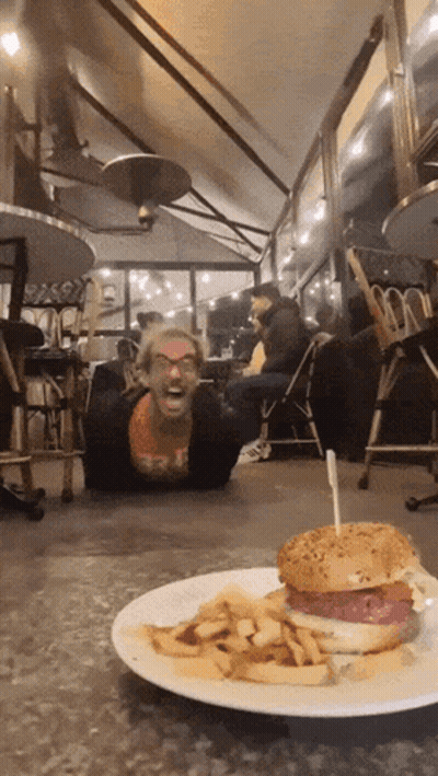 Hamburger And French Fries GIF