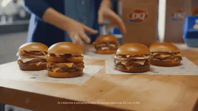 Hamburger With ZW1CE Below GIF