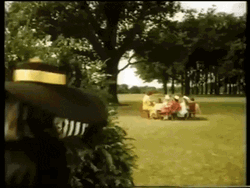 Hamburglar Spying Eating People GIF