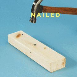 Hammer Hitting Nail GIF