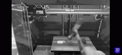 Hammering 3D Printing Machine GIF