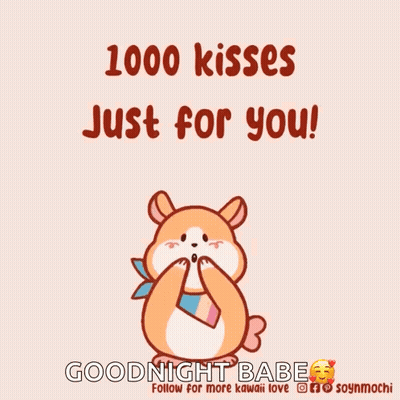 Hamster Blowing Kiss 1000 Kisses GIF