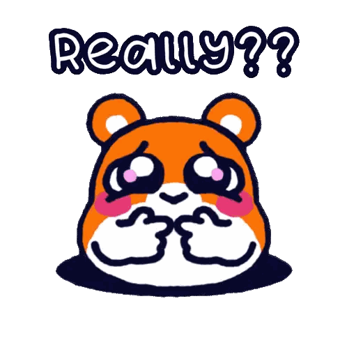 Hamster Drawing With Really Sticker