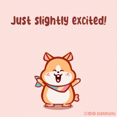 Hamster Just Slightly Excited GIF