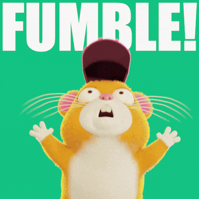 Hamster Saying Fumble GIF