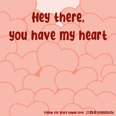 Hamster Saying Hey There You Have My Heart GIF