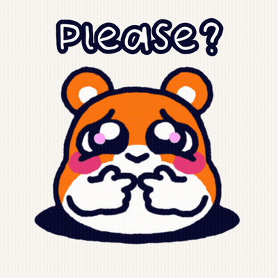 Hamster Saying Please GIF